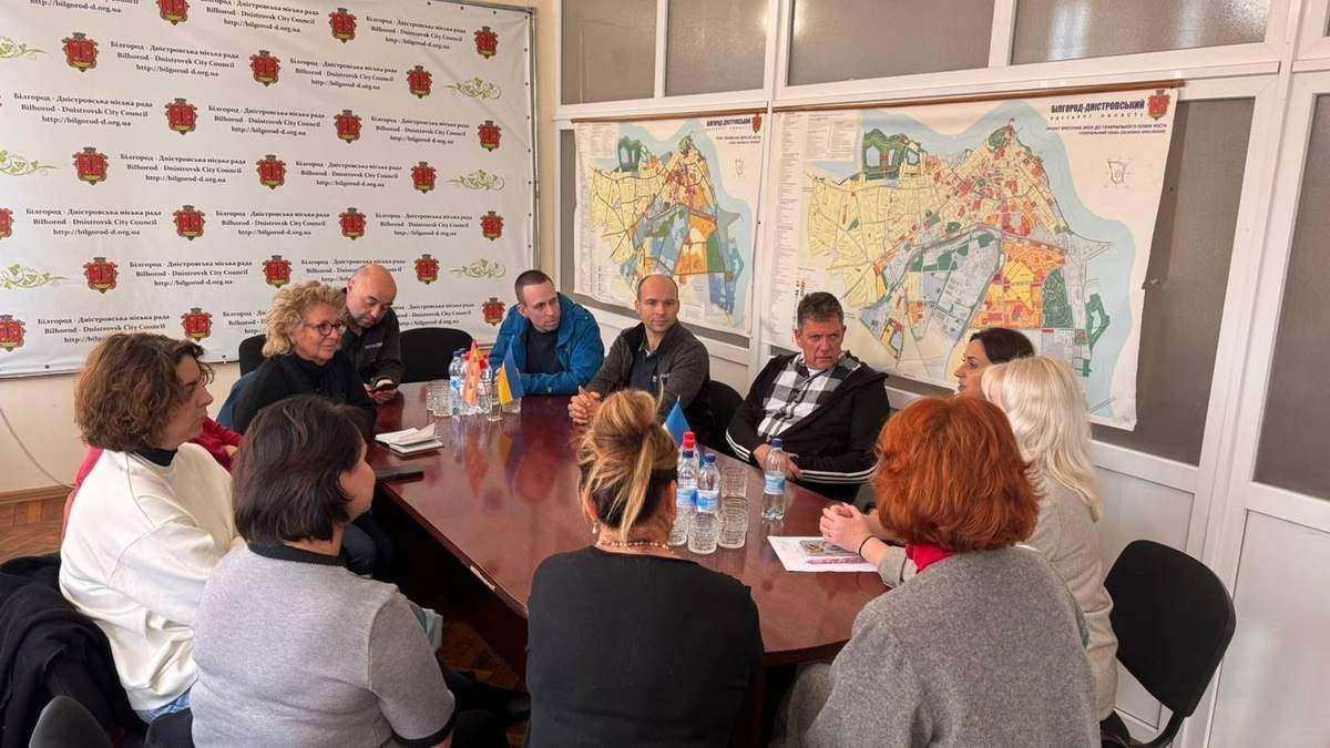 Besuch und Besprechung in Akkerman