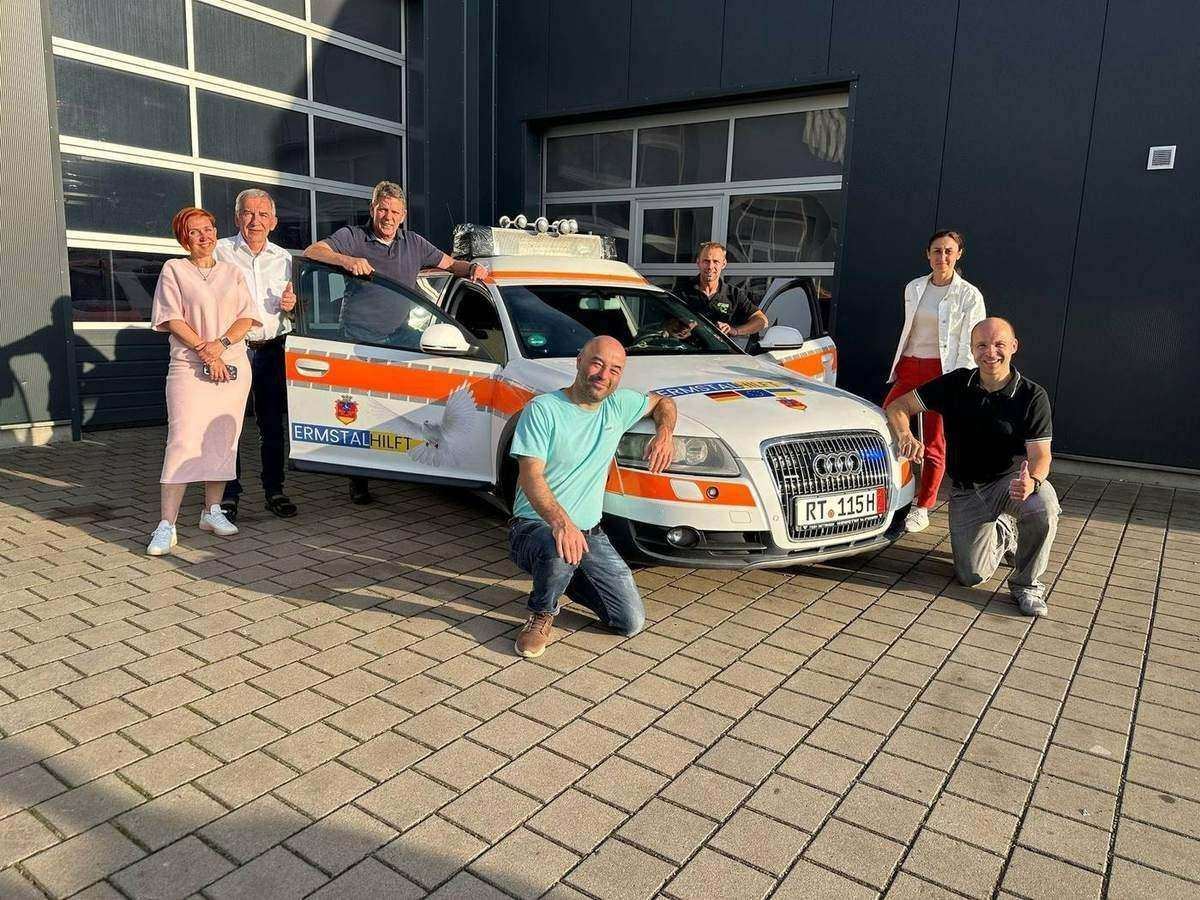 Aktive Helferinnen und Helfer von ERMSTALHILFT