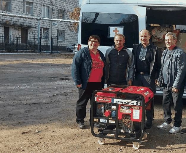 Ăbergabe eines Stromgenerators