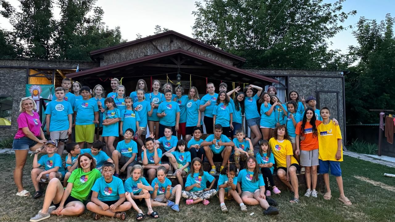 Kinder bei den Sommercamps in Tarutino 2024